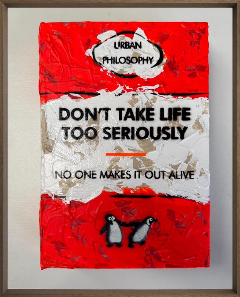 Hue Folk - 'Too Seriously - Storybook' - Framed Original Artwork