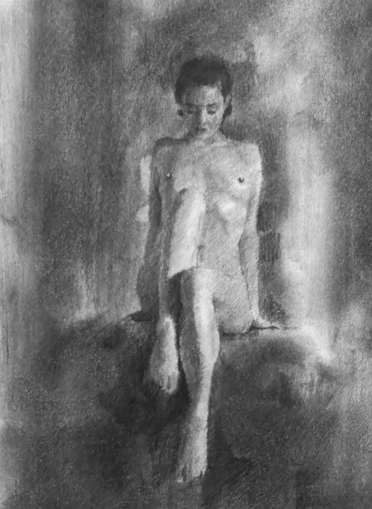 Tony Hinchliffe - 'Tooth Fairy - Study' - Framed Original Artwork