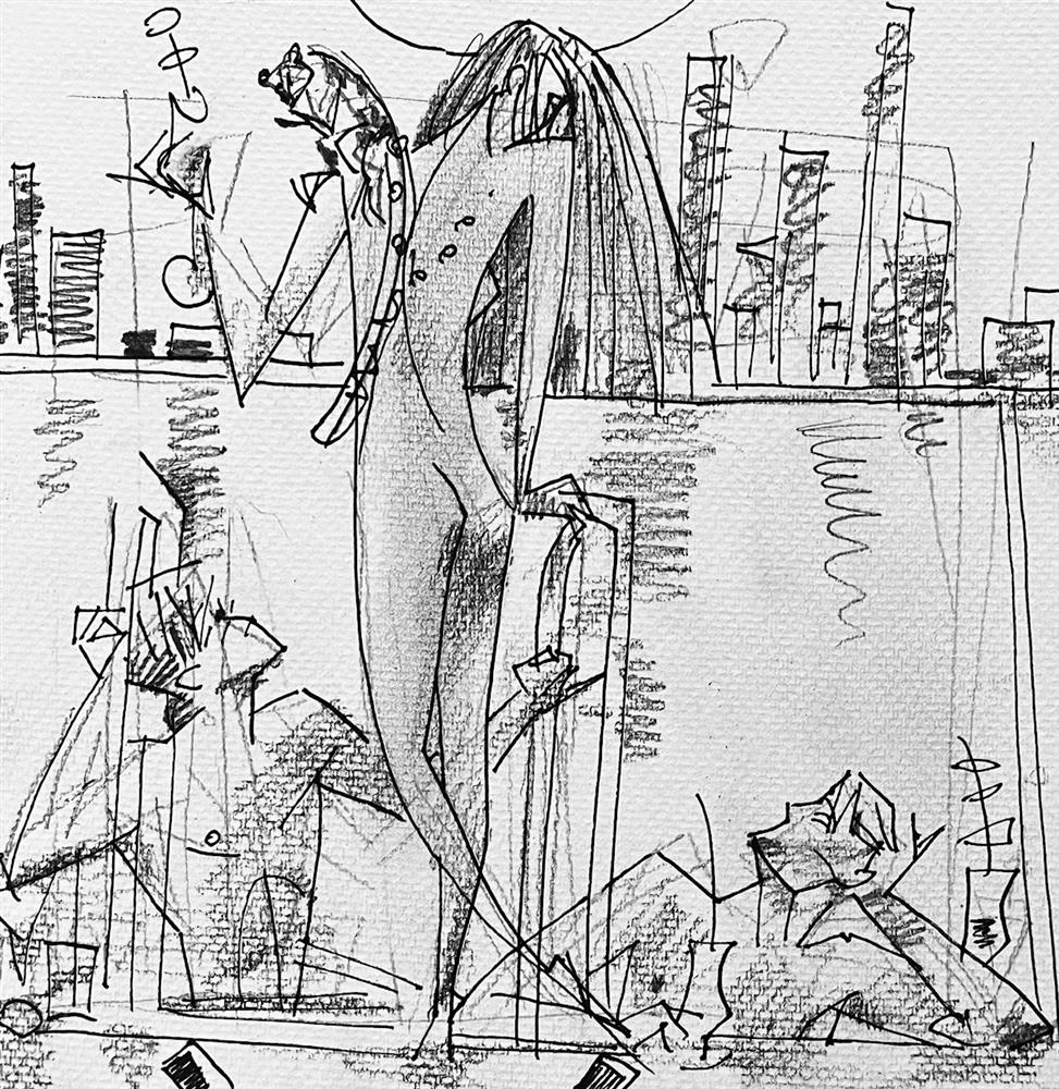 Andrei Protsouk - 'Top Room - Study' - Framed Original Art