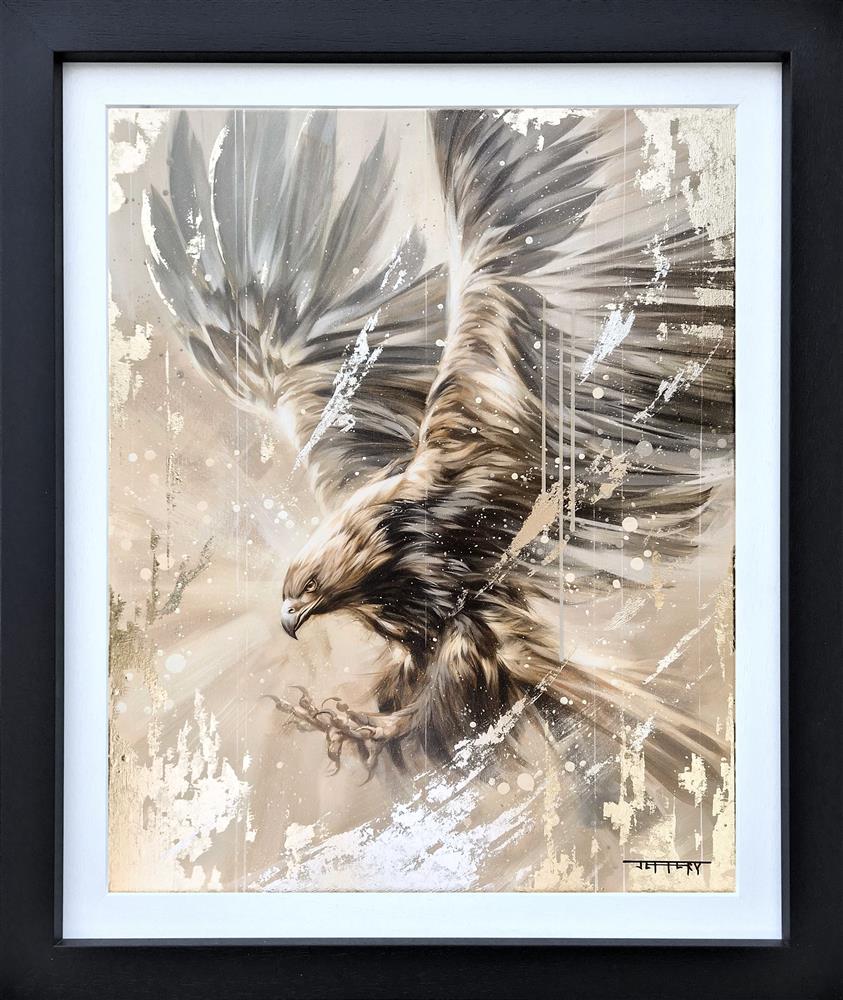 Ben Jeffery - 'Touchdown - Golden Eagle' - Framed Original Artwork