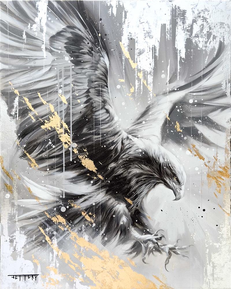 Ben Jeffery - 'Touchdown - Sea Eagle' - Framed Original Artwork