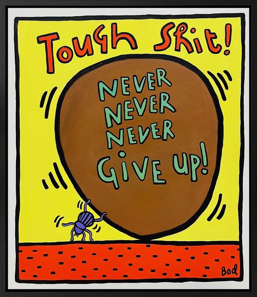 Michael Abrams - 'Tough Sh*t - Bod Series' - Framed Original Artwork