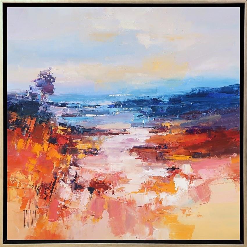 Hervé Lenouvel  'Towards Distant Waters' - Framed Original Artwork