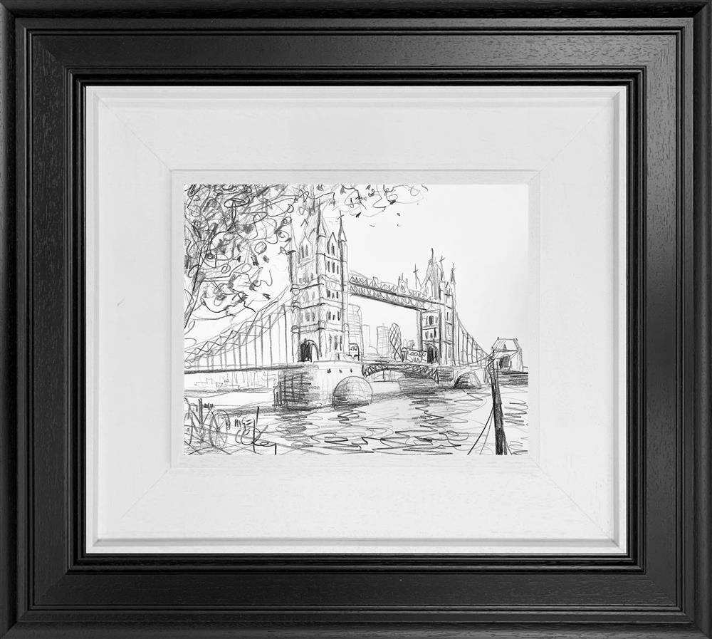 Nigel Cooke - 'Tower Bridge' - Framed Original Study