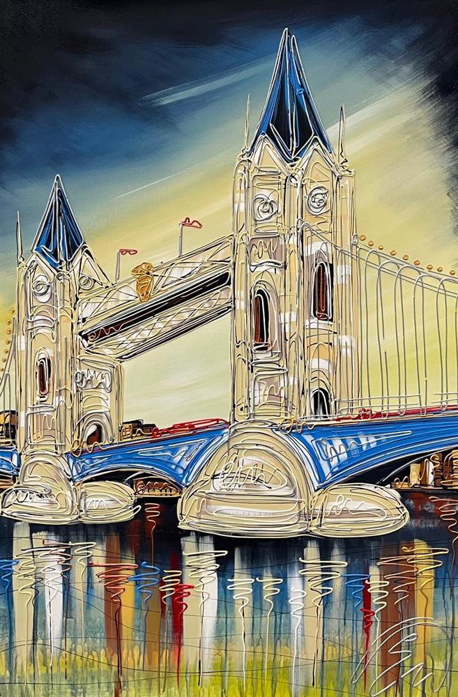 Edward Waite - 'Tower Reflections' - Framed Original Art