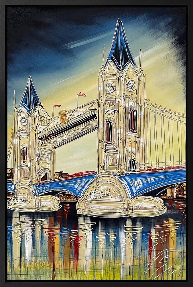 Edward Waite - 'Tower Reflections' - Framed Original Art