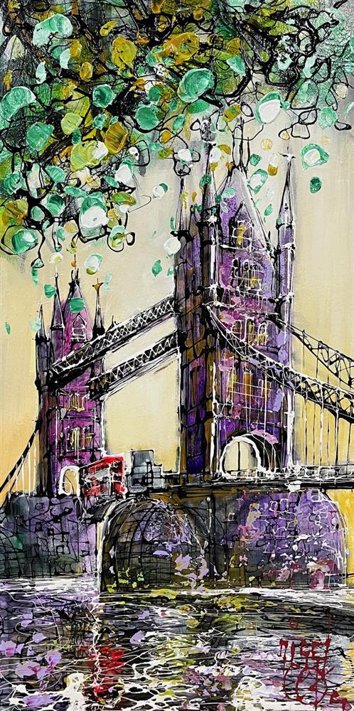 Nigel Cooke - 'The Towers Of London' - Framed Original Artwork