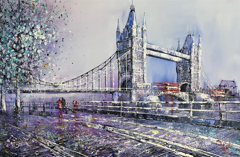 Nigel Cooke - 'Towers Of London' - Framed Original Artwork