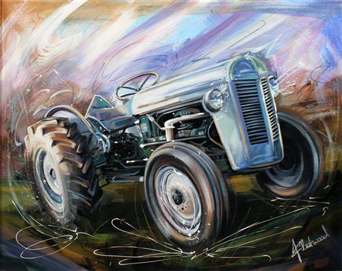 Fleetwood - 'Tractor' - Framed Original Art