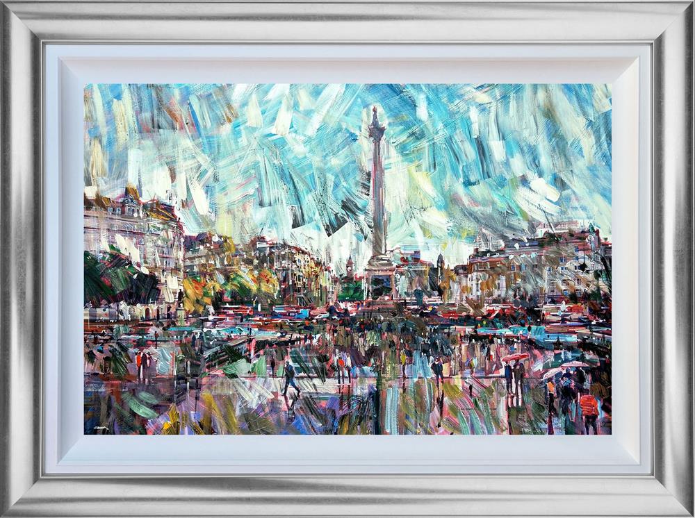 Colin Brown - 'Trafalgar Showers' - Framed Original Art