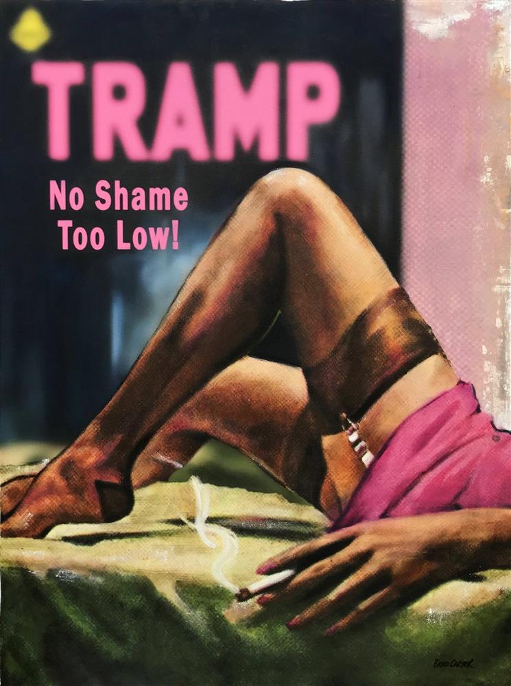 Linda Charles - 'Tramp' - Framed Original Artwork
