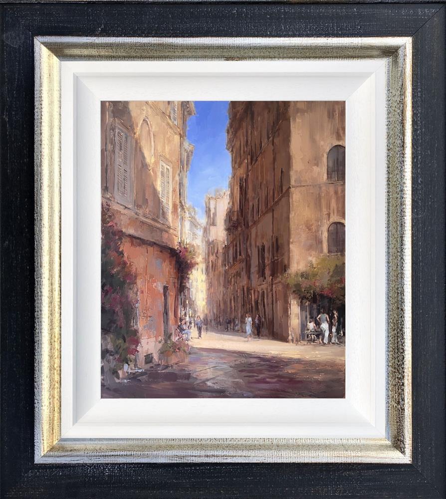 Tony Hinchliffe - 'Trastevere, Rome' - Framed Original Artwork