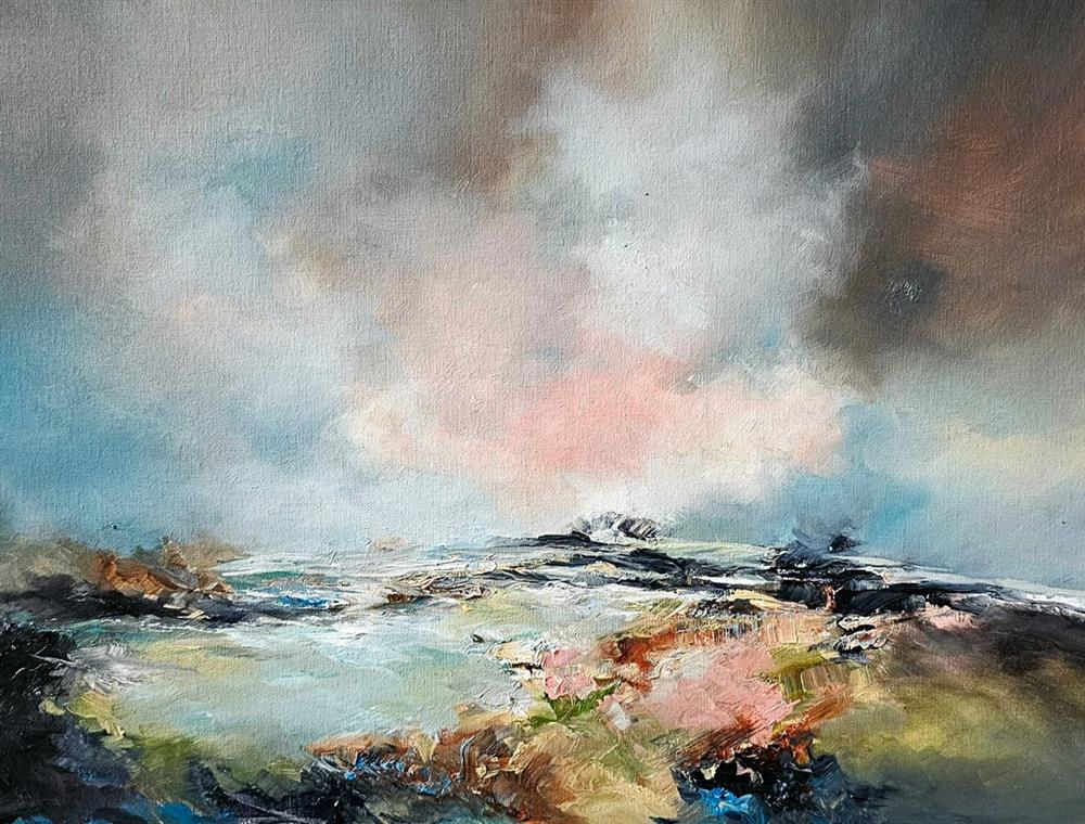 Alison Johnson - 'Travelling Lights' - Framed Original Artwork