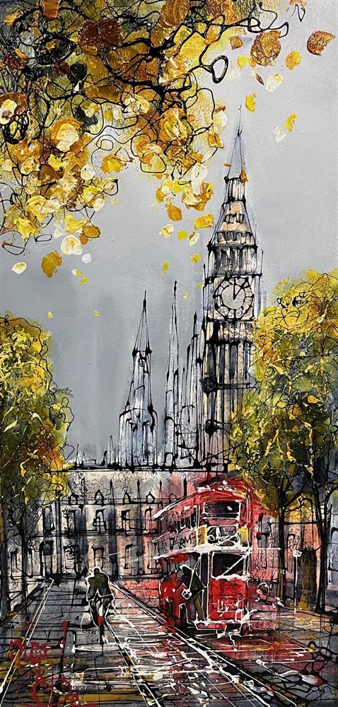 Nigel Cooke - 'Travelling Through London' - Framed Original Artwork