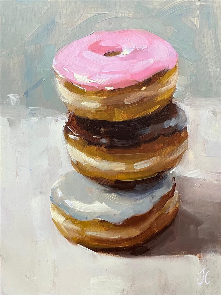 Joss Clapson -  'Treat Stack' - Framed Original Art