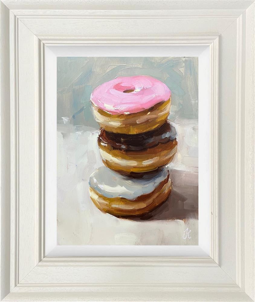 Joss Clapson -  'Treat Stack' - Framed Original Art