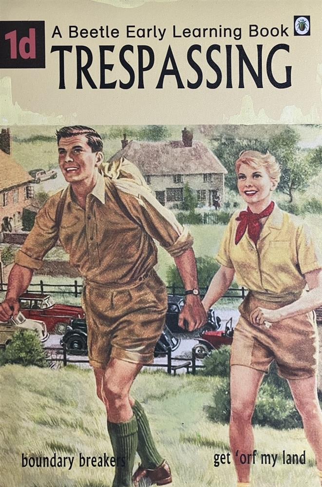 Linda Charles - 'Trespassing' - The Beetle Early Learning Book - Framed Original Artwork