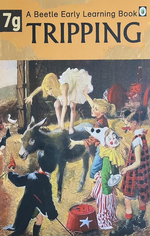 Linda Charles - 'Veganism' - The Beetle Early Learning Book - Framed Original Artwork