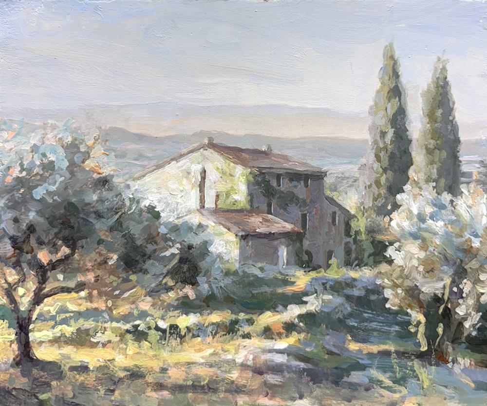 Rachele Dryden-Smith - 'Tuscan Evenings' - Framed Original Artwork