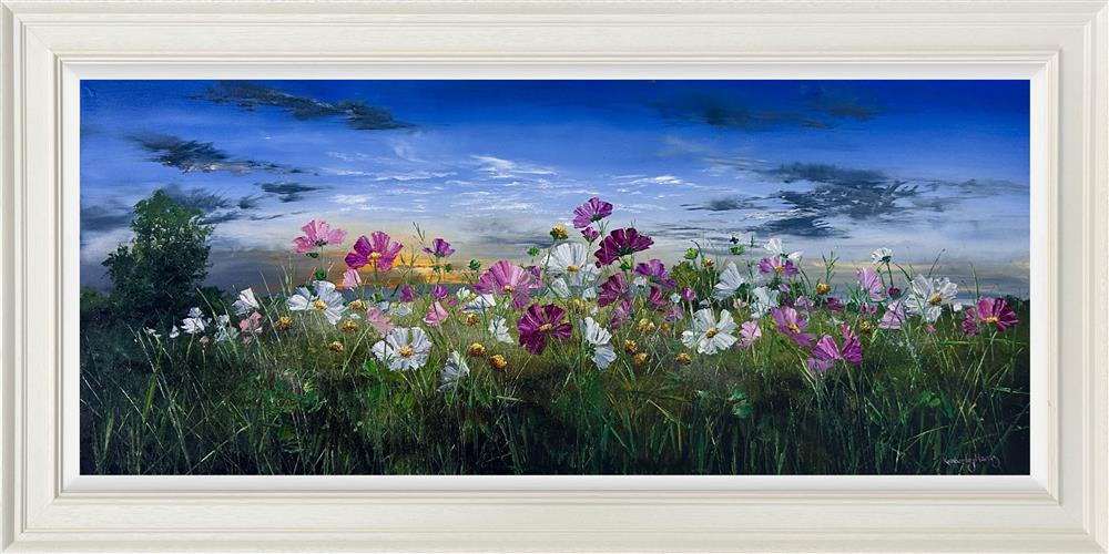 Kimberley Harris - 'Twilight Blooms' - Framed Original Artwork