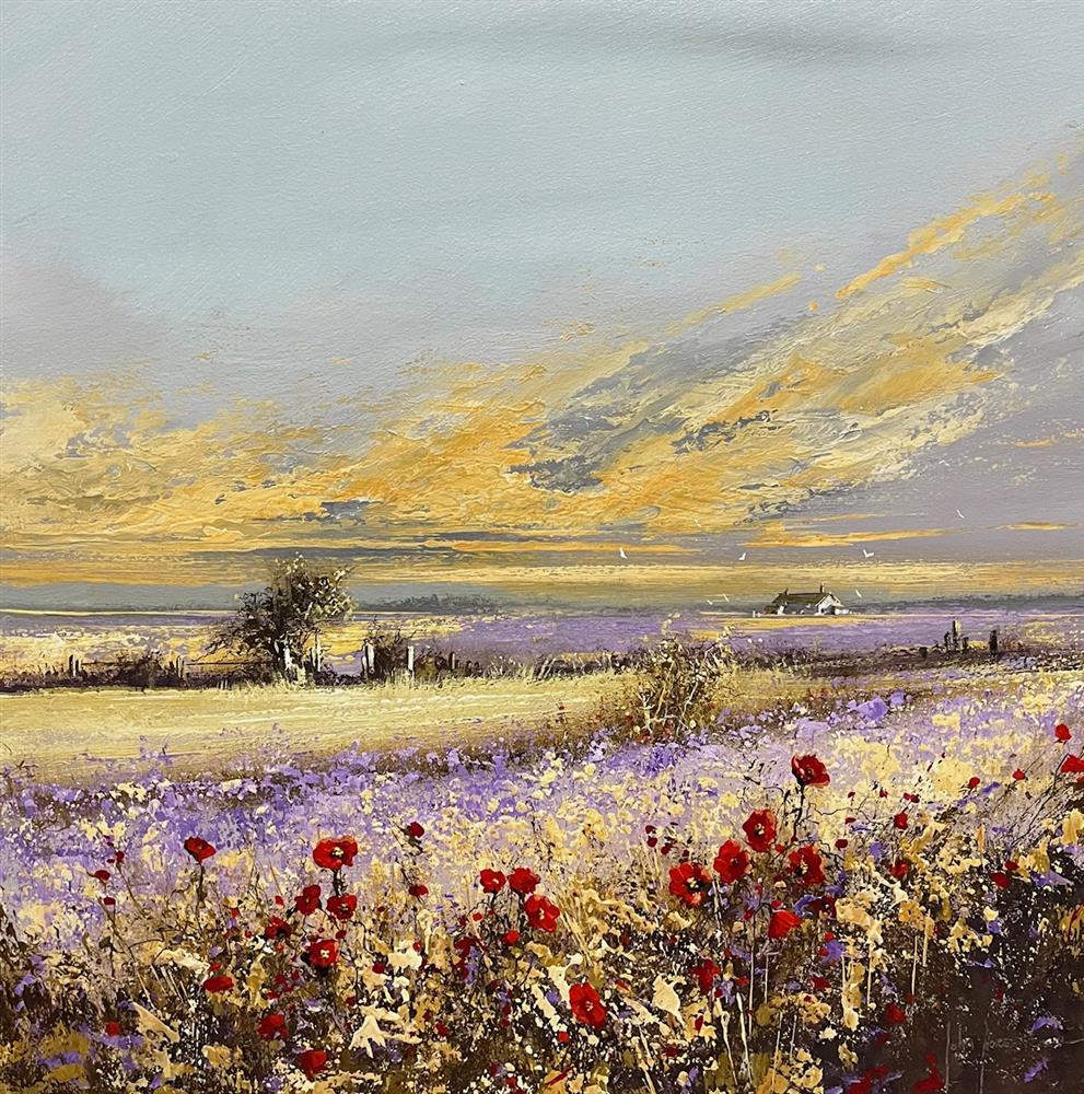 John Horsewell - 'Twilight Over Thatch' - Framed Original Artwork