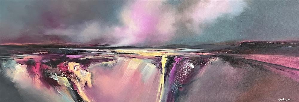 Alison Johnson - 'Twist And Turn' - Framed Original Artwork