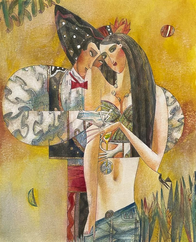 Andrei Protsouk - 'Two Amigo's' - Framed Original Art