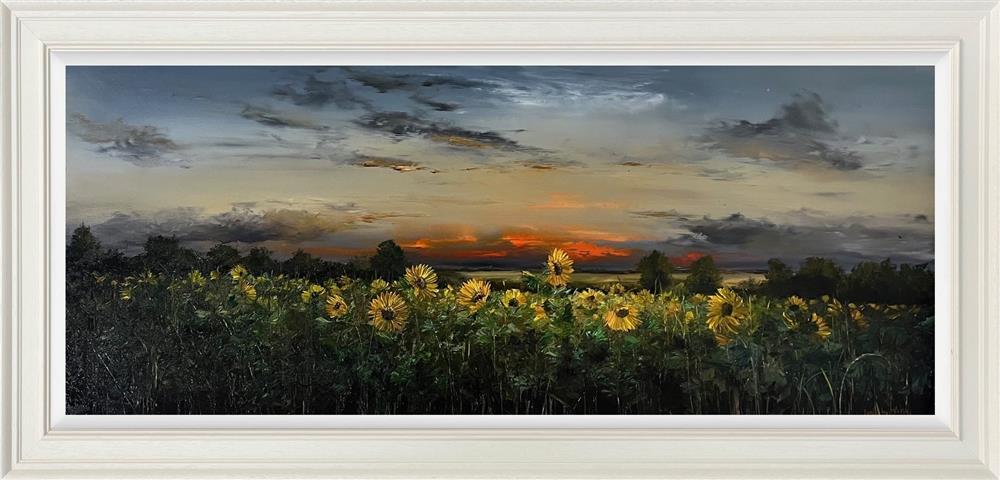 Kimberley Harris - 'Two Suns In A Field Of Gold' - Framed Original Artwork