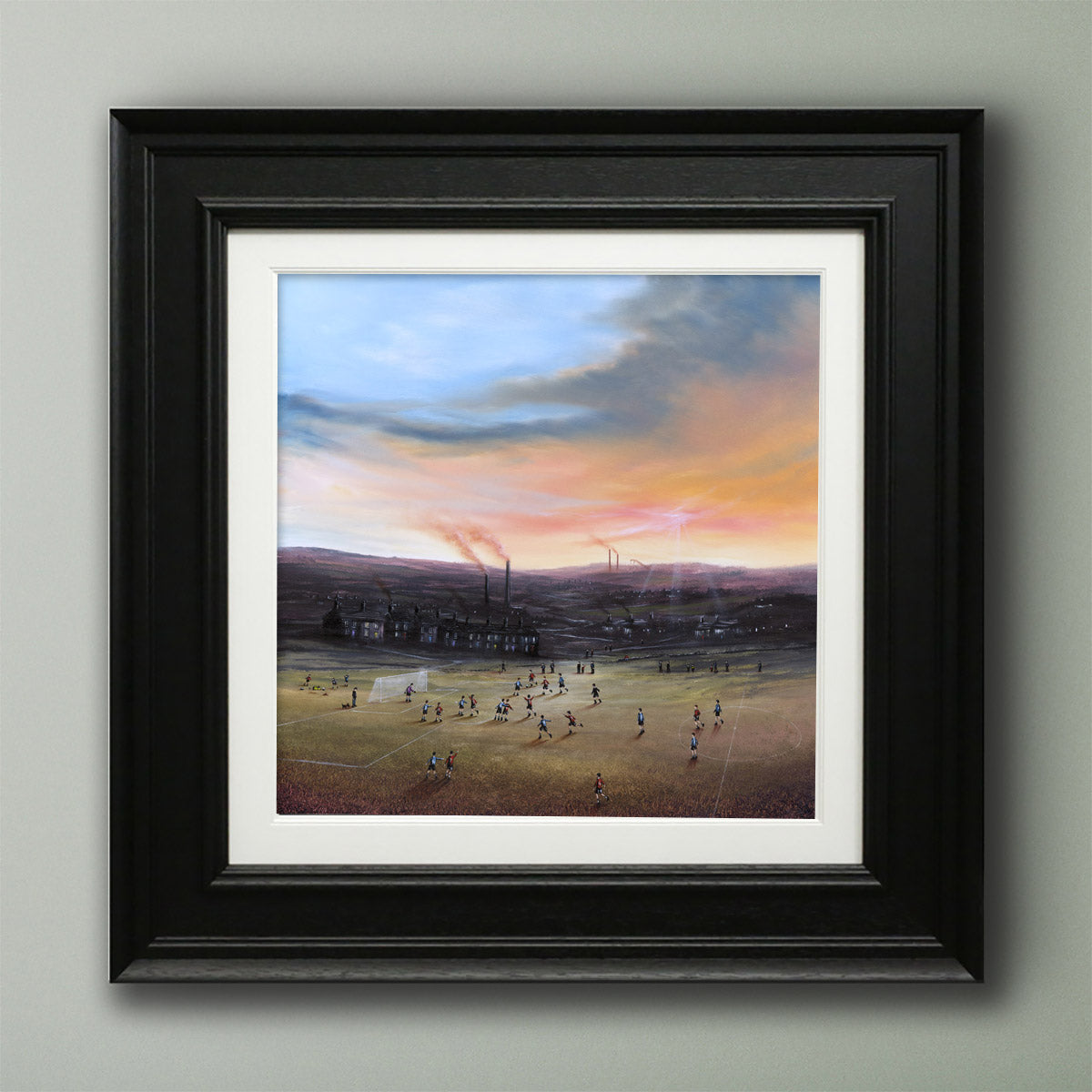 Danny Abrahams - 'Battle For The Bragging Rights' - Framed Limited Edition Art
