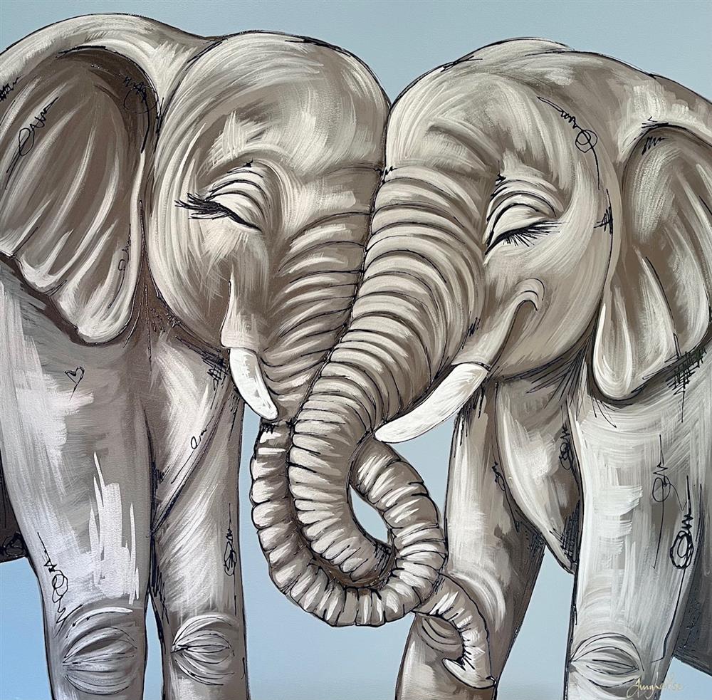 Amy Louise - 'Unbreakable Connection' - Framed Original Artwork