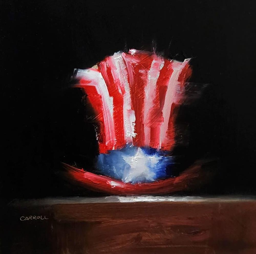 Neil Carroll - 'Uncle Sam Hat' - Framed Original Artwork