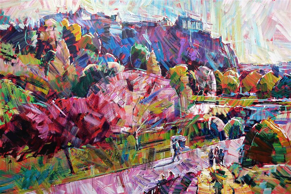 Colin Brown - 'Under The Castle' - Framed Original Art