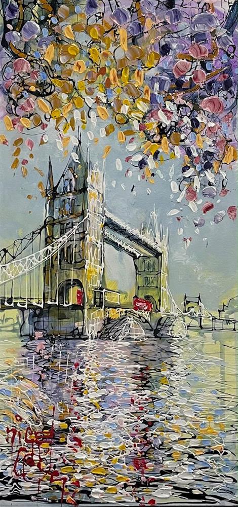 Nigel Cooke - 'Under The City Blossom' - Framed Original Artwork