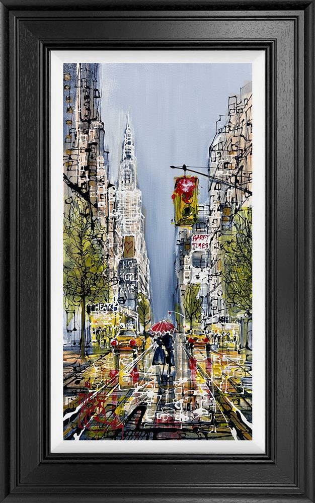 Nigel Cooke - 'Under The Red Umbrella' - Framed Original Artwork