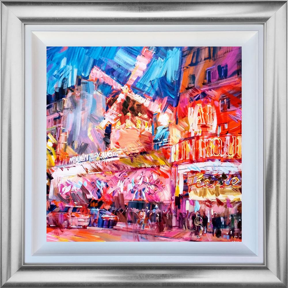 Colin Brown - 'Under The Red Windmill' - Framed Original Art