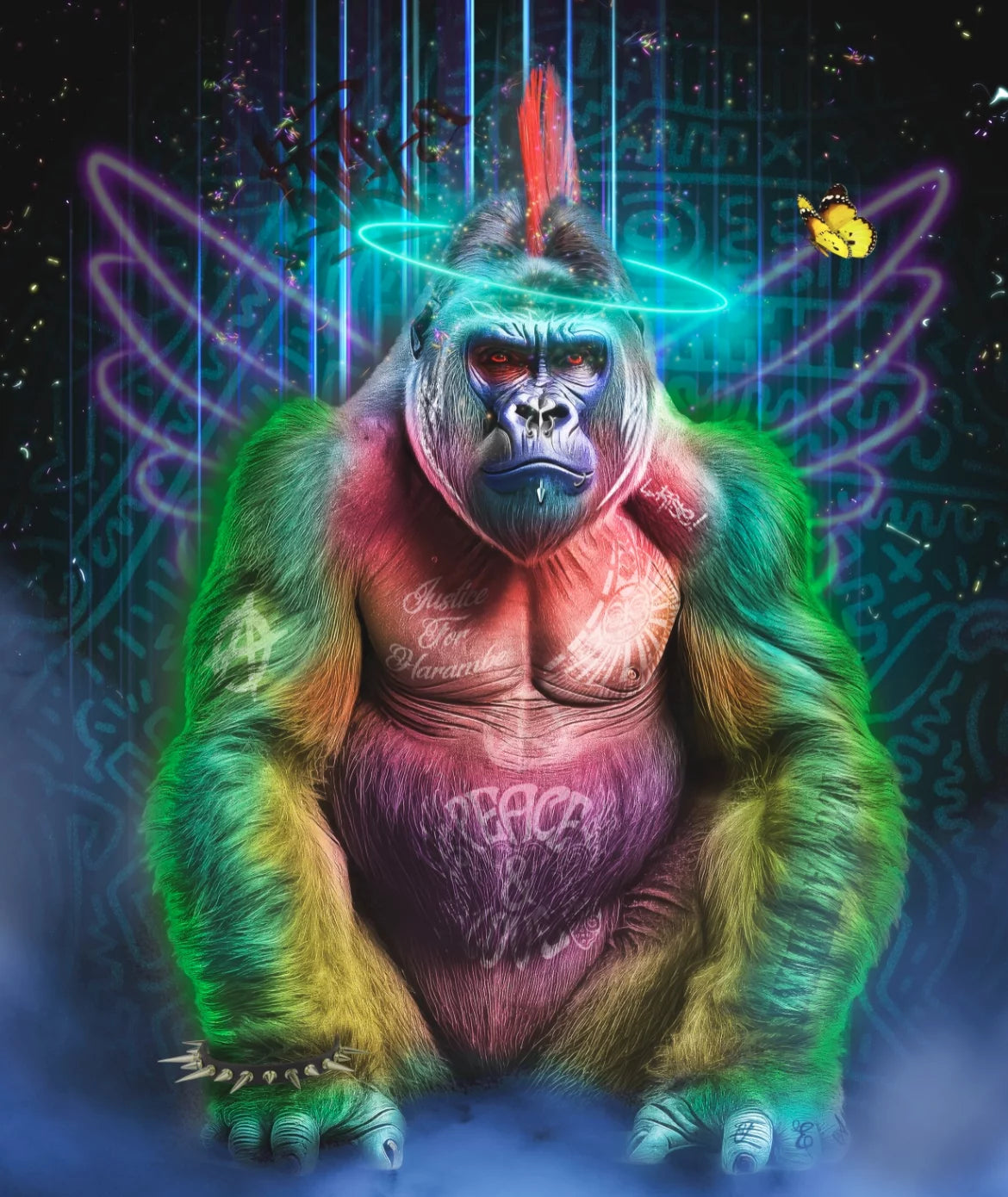 Neil Pengelly - 'Urban Gorilla' - Framed Limited Edition Print