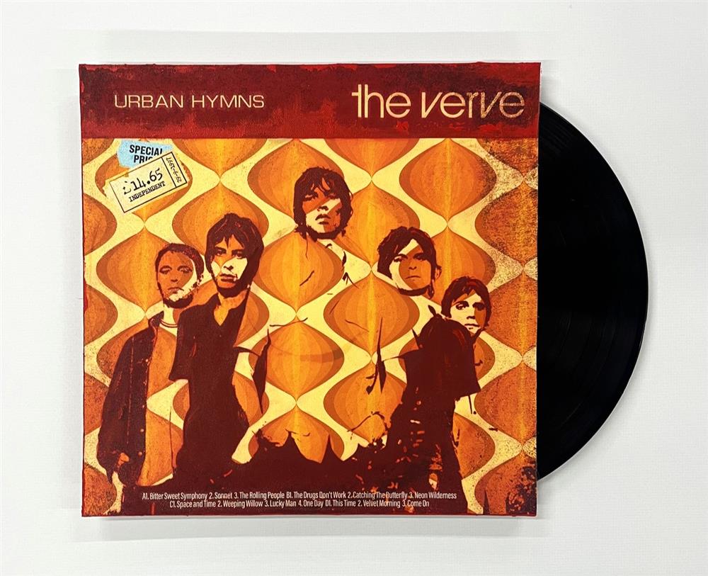 Linda Charles - 'Urban Hymns - Retro Records' - Framed Original Artwork