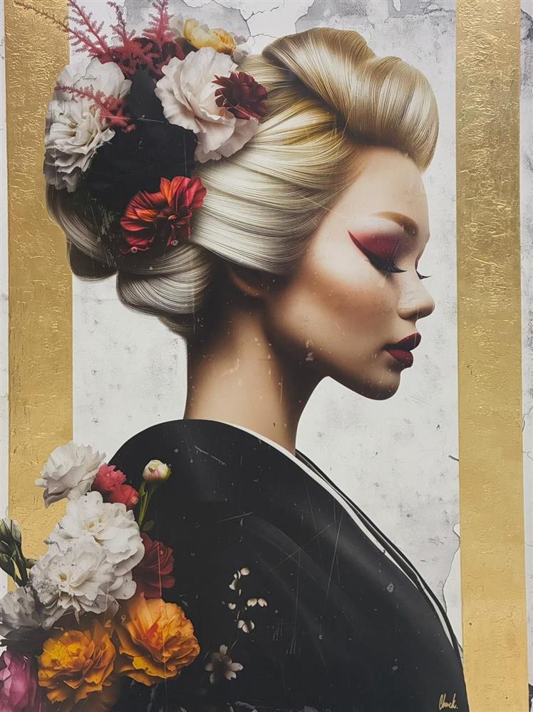 Chuck - 'Usuginu No Yume - Dream of Thin Silk' - Framed Original Art