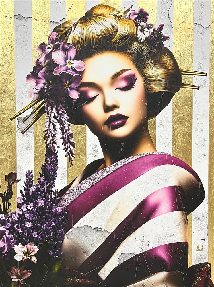 Chuck - 'Usumurasaki no Kasane' - Framed Original Art