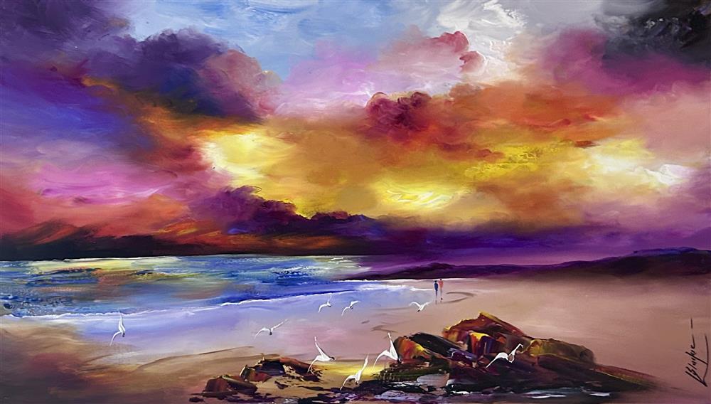 Lillias Blackie -  'Valley Of Soft Echoes' - Framed Original Artwork