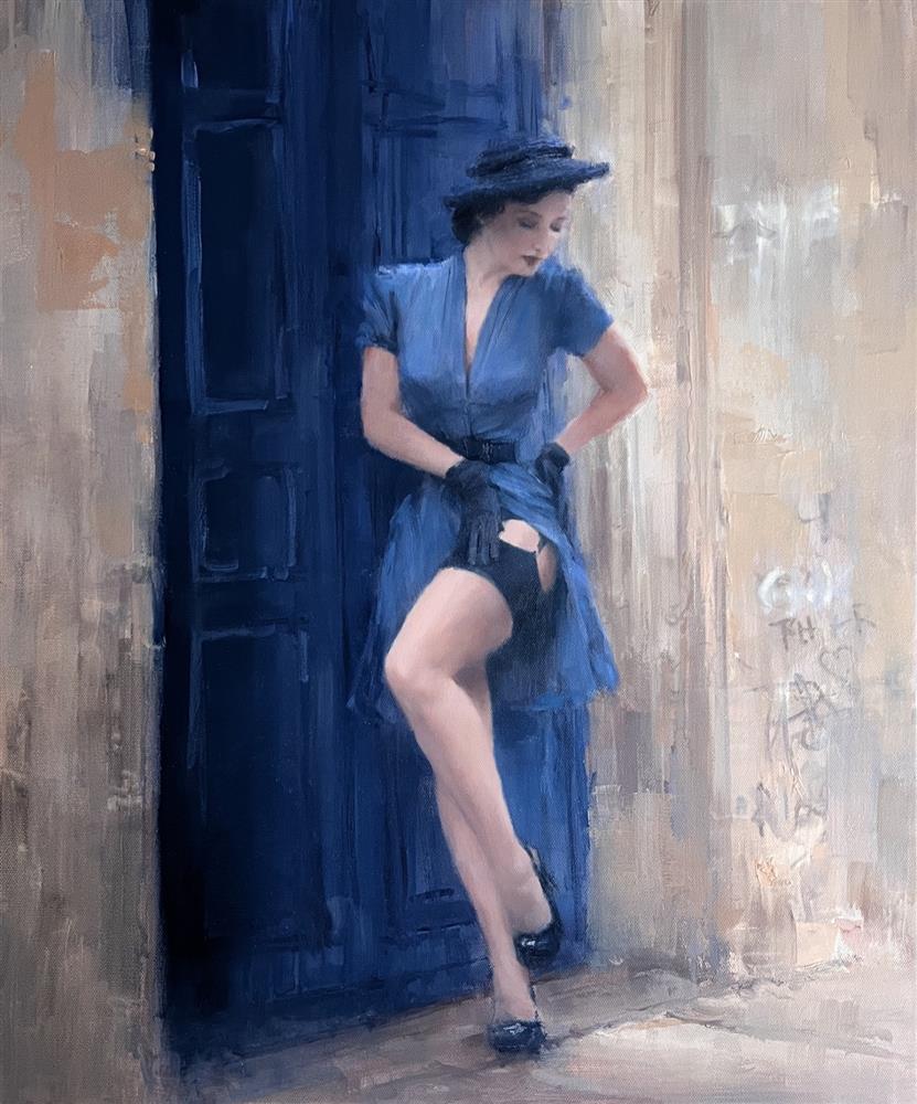 Tony Hinchliffe - 'Velvet Ribbons' - Framed Original Art