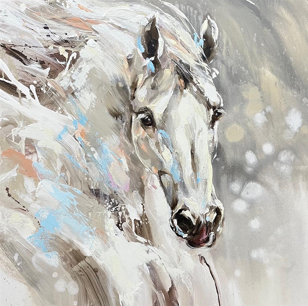 Anna Cher - 'Velvet Storm' - Framed Original Artwork