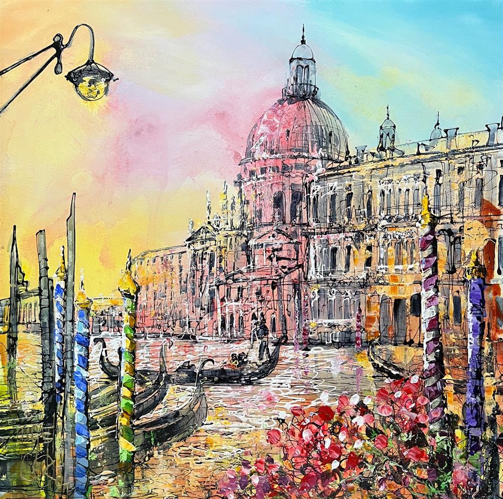 Nigel Cooke - 'Venice Last Light' - Framed Original Artwork