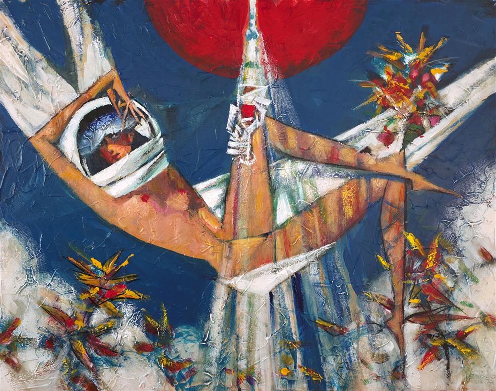 Andrei Protsouk - 'Venus Launch' - Framed Original Art