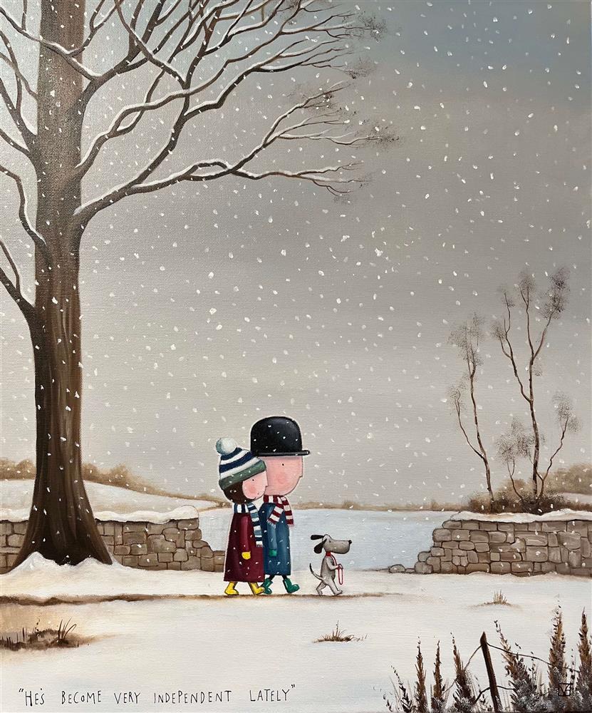 Michael Abrams - 'Very Independent' - Framed Original Art