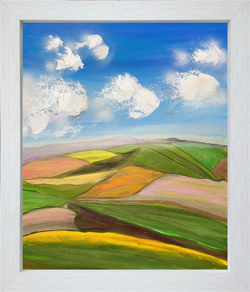 Lisa Pang - 'View From Our Hill' - Framed Original Artwork