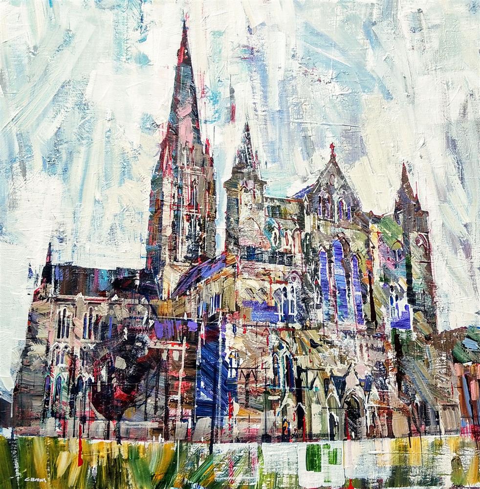 Colin Brown - 'Views Of The Spire' - Framed Original Art