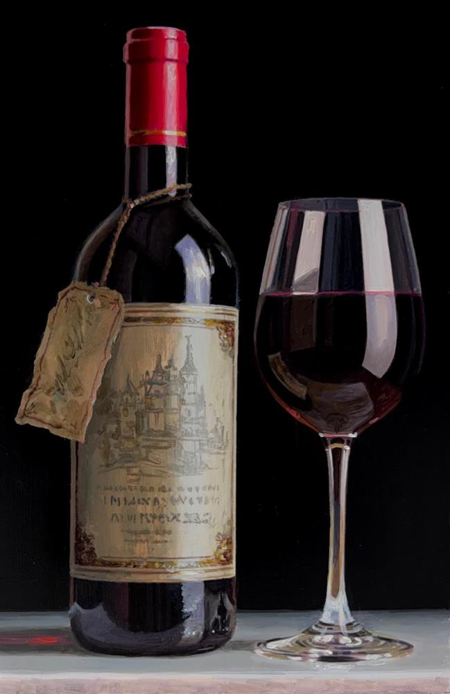 Tony Owens - 'Vintage Red With Glass' - Framed Original Artwork