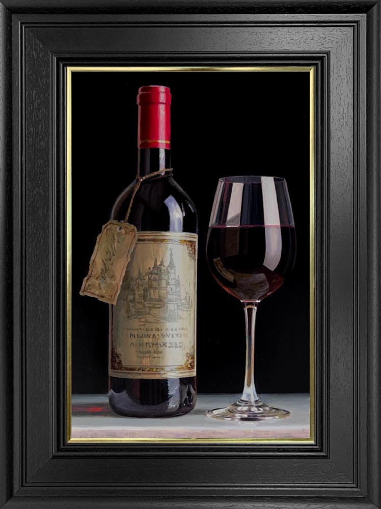 Tony Owens - 'Vintage Red With Glass' - Framed Original Artwork