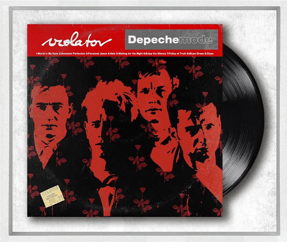 Linda Charles - 'Violator - ReVinyled Collection' - Framed Original Artwork